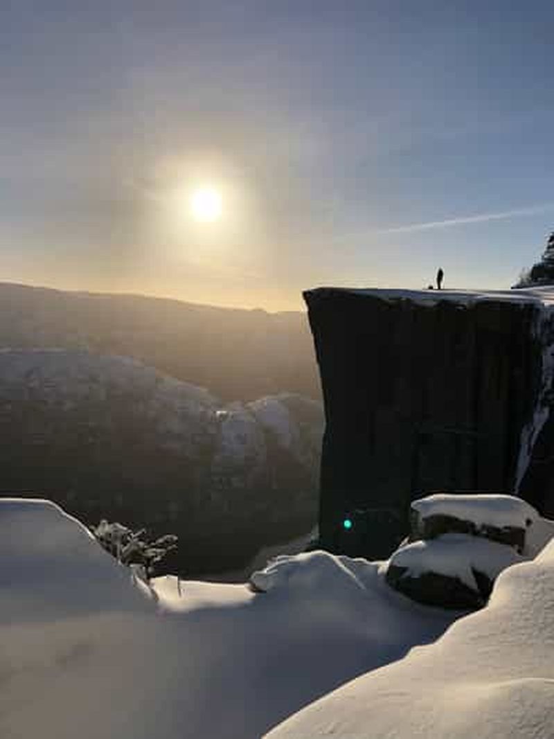 Billet Stavanger : Randonnée hivernale guidée Pulpit Rock Preikestolen