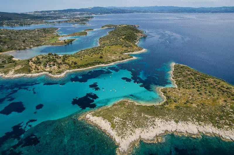 Billet Halkidiki : Croisière privée vers l'île de Diaporos et Vourvourou