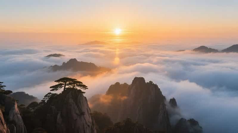 Billet Huangshan : visite guidée de 2 jours en anglais (prise en charge à l'hôtel incluse)