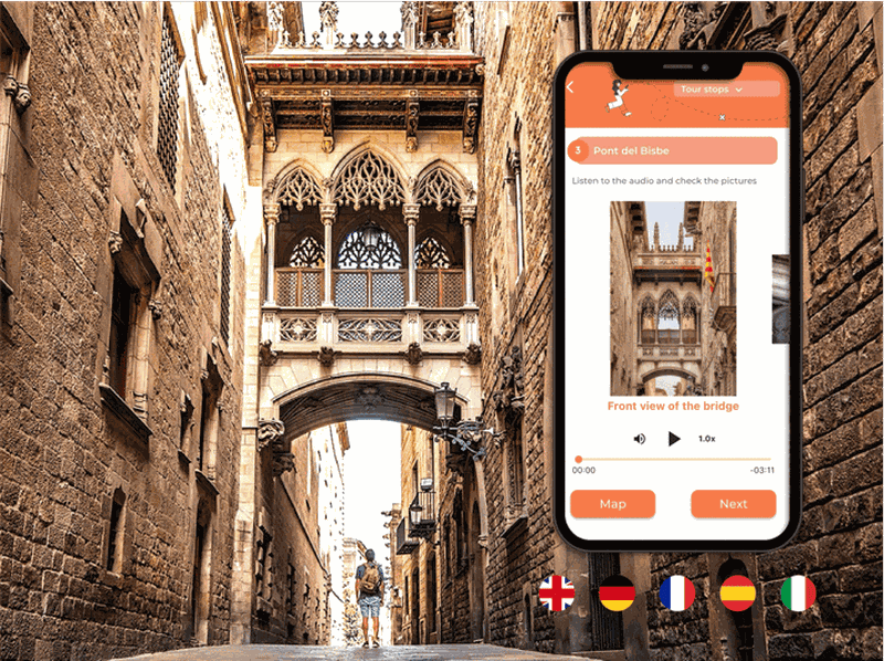 Billet Centre historique de Barcelone : visite autoguidée + billet pour le musée d'histoire