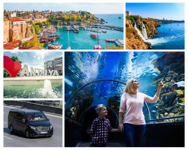Billet Visite citadine privée d'une demi-journée à Antalya avec visite de l'aquarium