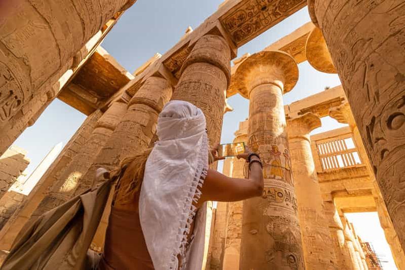 Billet Louxor : billet d'entrée au temple de Karnak avec code QR