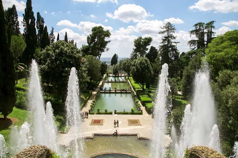 Billet Depuis Rome : Visite de la Villa d'Este et de la Villa d'Hadrien à Tivoli