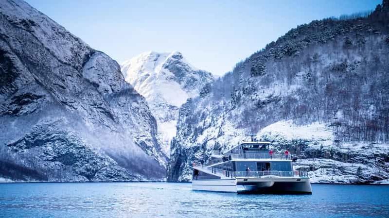 Billet Excursion hivernale d'une journée à Bergen : croisière dans le Nærøyfjord, Flåm et Stegastein