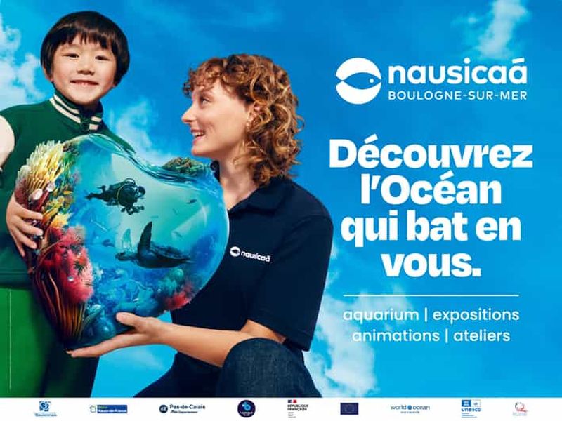 Billet Centre national de la mer de Nausicaá : billet d'entrée pour une journée entière