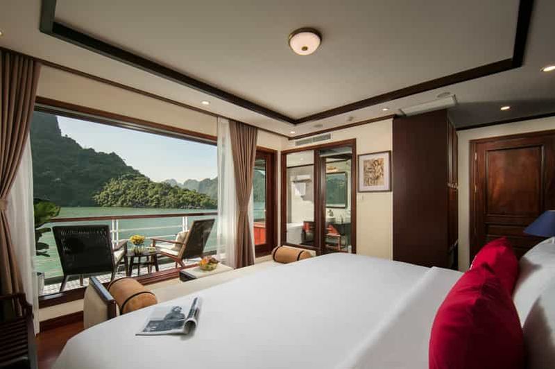 Billet Hanoi : Croisière 5 étoiles de 2 jours sur Lan Ha et la baie d'Halong avec balcon