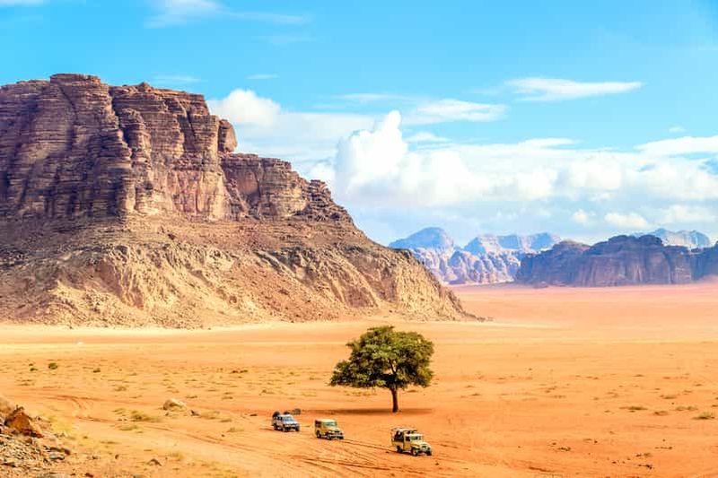 Billet Depuis Aqaba : Excursion en jeep dans le désert de Wadi Rum