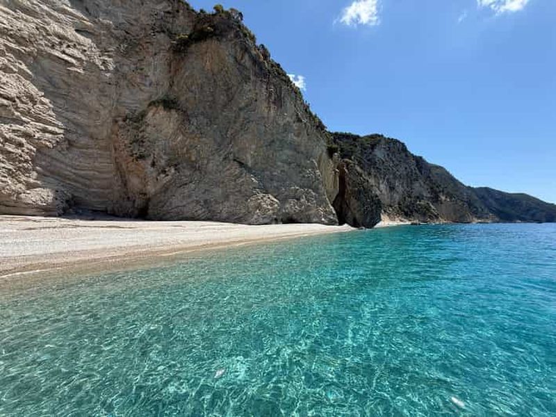 Billet Corfou Paleokastritsa : grottes marines et plage de Stelari (hors-bord)
