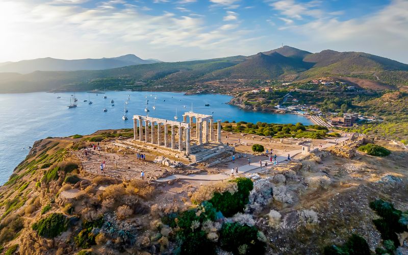 Billet Depuis Athènes : Excursion d'une demi-journée au Temple de Poséidon et au Cap Sounion