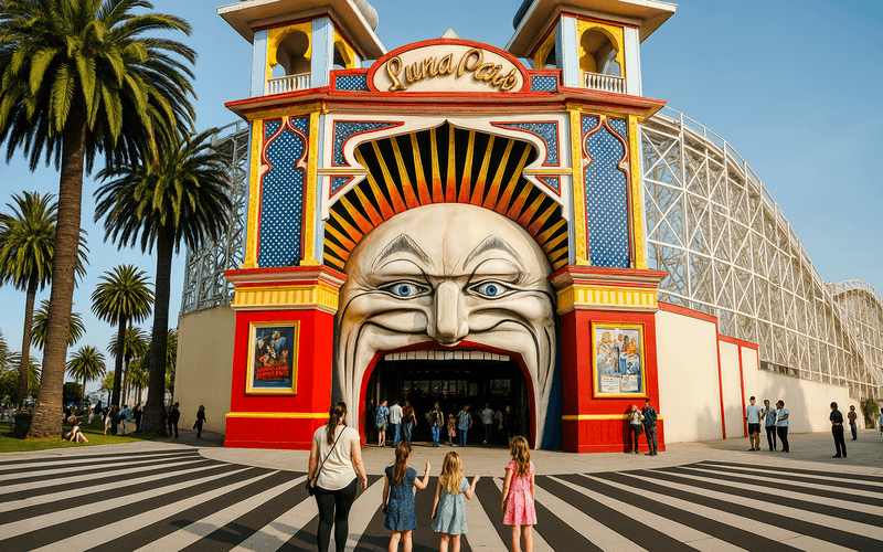 Billet Billets pour le Luna Park de Melbourne avec attractions illimitées