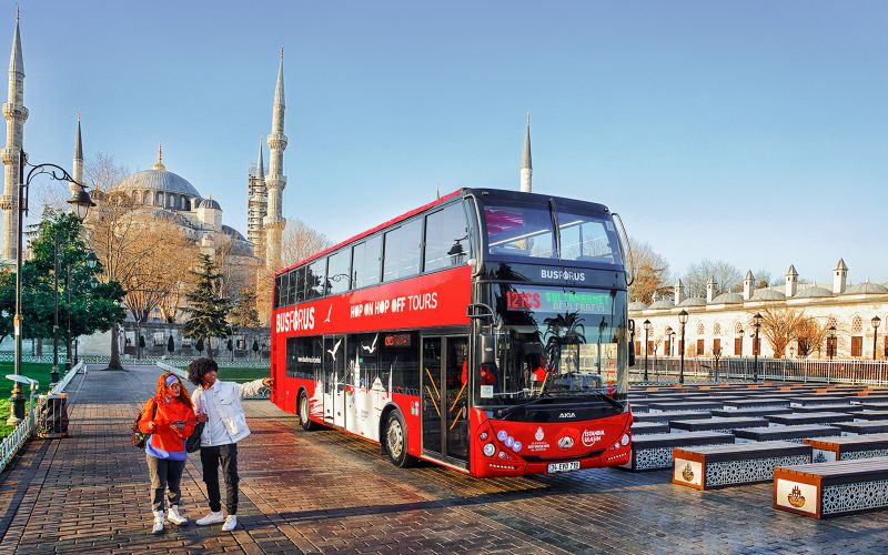 Billet Visite d'Istanbul en bus Hop-On Hop-Off