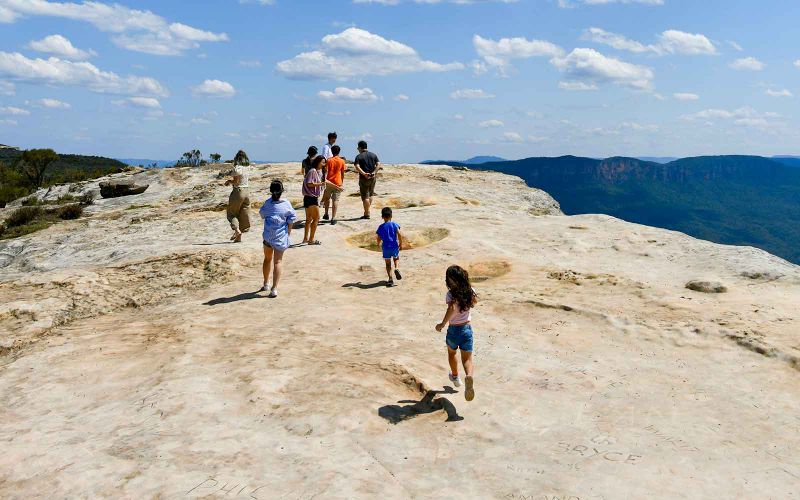 Billet Aventure culturelle dans les Blue Mountains : Randonnée aux chutes de Wentworth et sites aborigènes