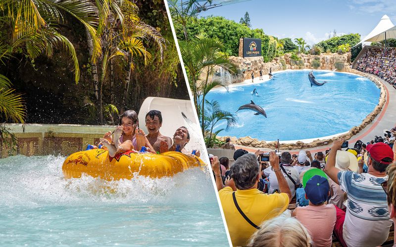 Billet Combo : Billets d'entrée pour Siam Park + Loro Parque