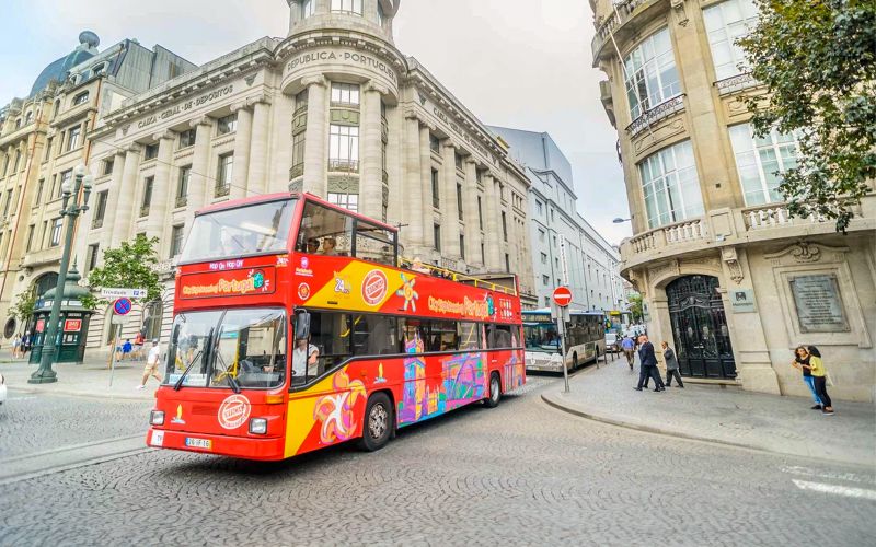 Billet City Sightseeing : Visite en bus Hop-On Hop-Off de Porto