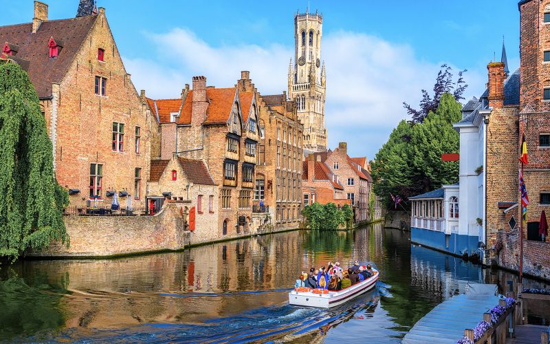 Billet Bruges : Visite guidée et tour en bateau avec option dégustation de bière