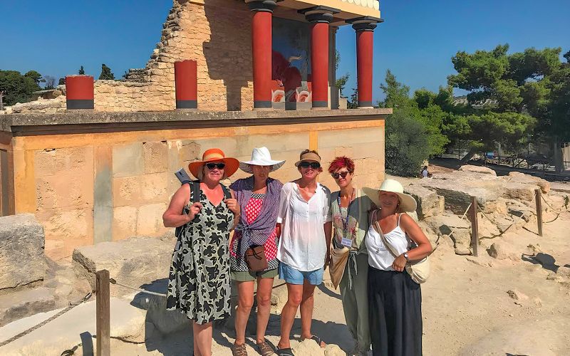 Billet Crète : visite guidée en petit groupe du palais de Knossos avec billets d'entrée