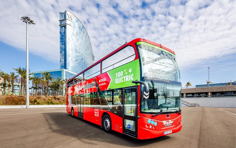 Billet Visite de la ville de Barcelone : Visite de la ville de Barcelone en bus avec arrêt et visite guidée