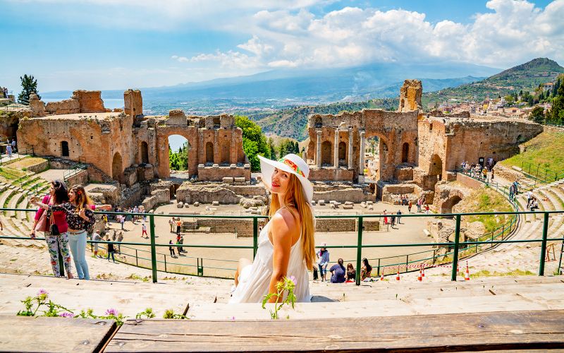 Billet Billets pour le théâtre antique de Taormina avec audioguide