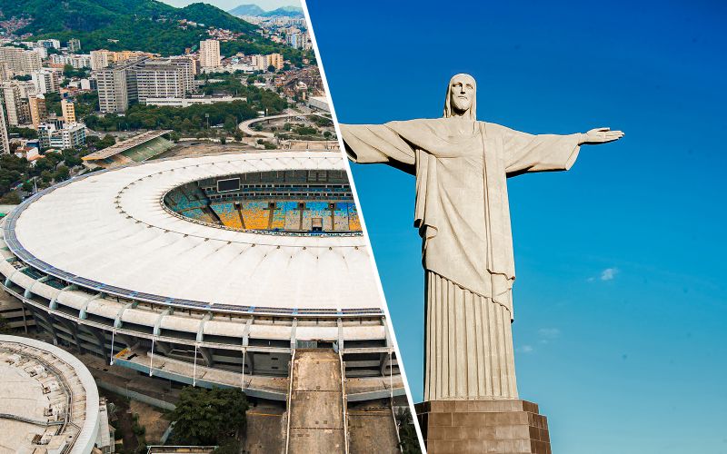 Billet Combo : Stade Maracanã + Christ Rédempteur en train
