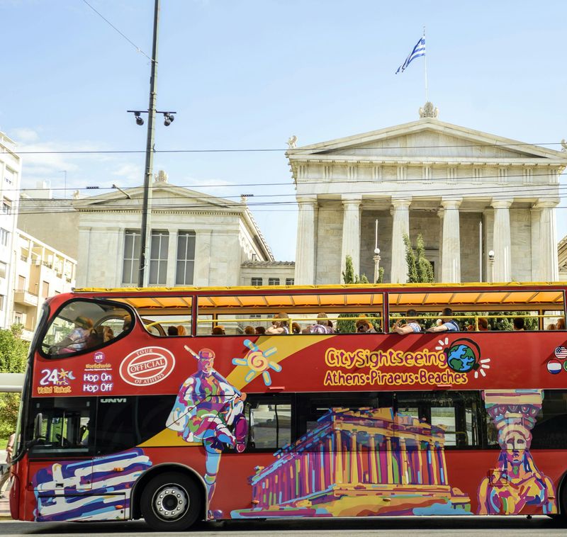 Billet Bus touristique City Sightseeing d'Athènes