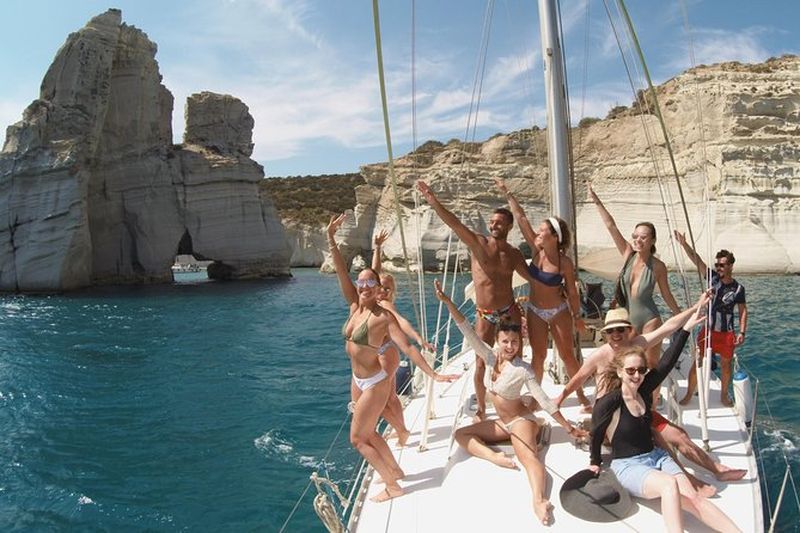 Billet Excursion en bateau sur les plages de Milos