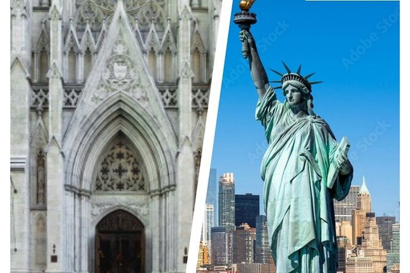 Billet Offre : Croisière autour de la Statue de la Liberté et audioguide pour la Cathédrale Saint-Patrick de New York