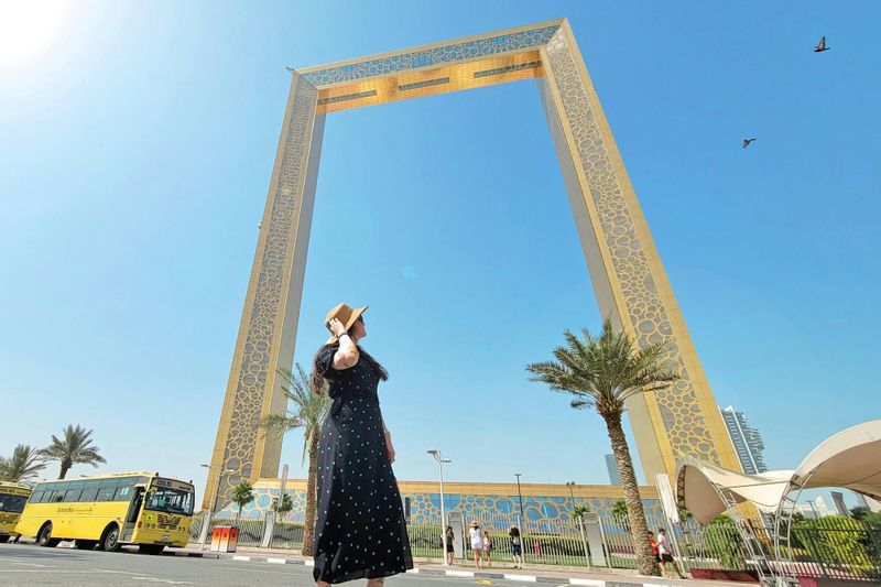 Billet Billets Dubai Frame avec visite d'une demi-journée de Dubaï au départ de Sharjah