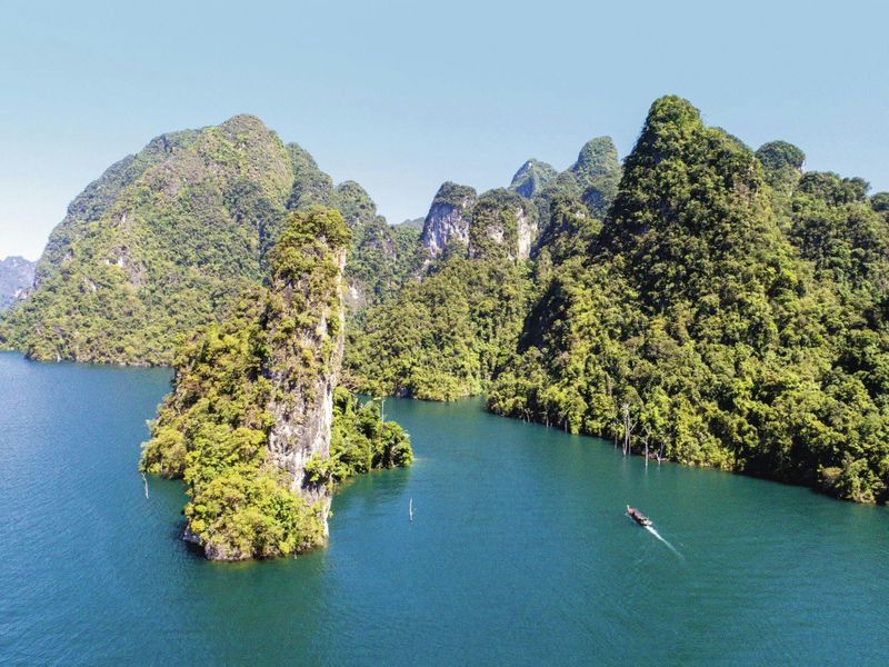 Billet Journée d'excursion : Khao Sok National Park, croisière en bateau longtail - depuis Khao Lak