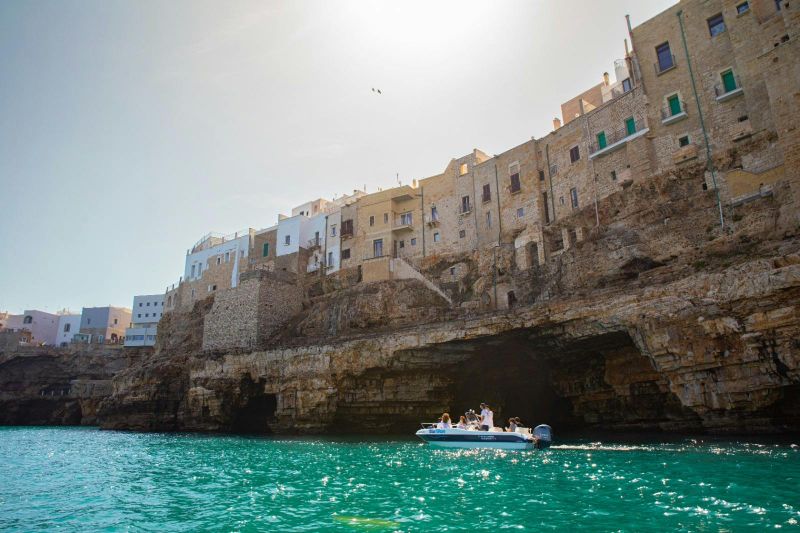 Billet Excursion en bateau aux grottes marines de Polignano a Mare