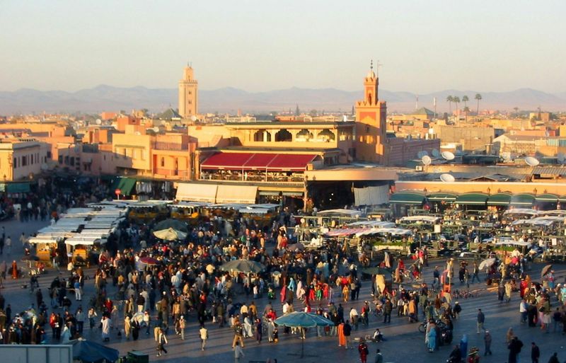 Billet Visite guidée de la ville de Marrakech avec la place Jemaa El-Fna et le repas le midi