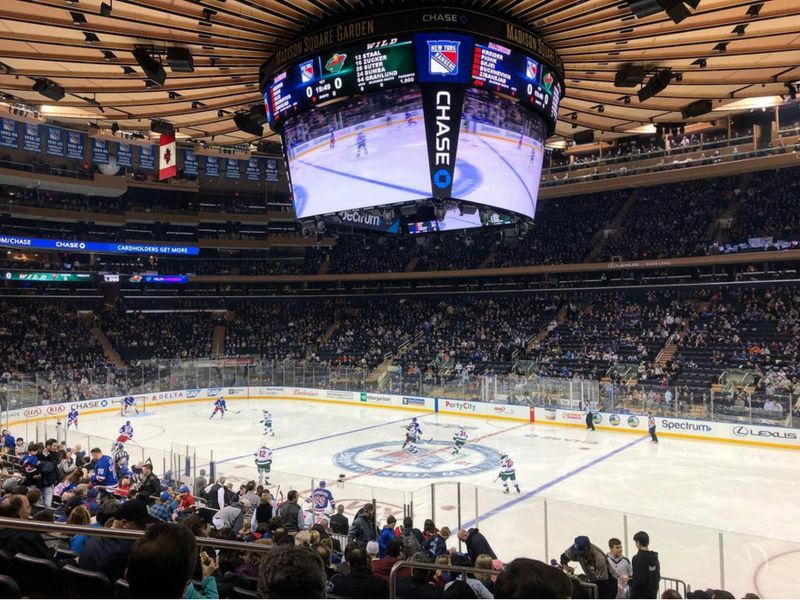 Billet Billet pour un match de hockey sur glace des New York Rangers au Madison Square Garden