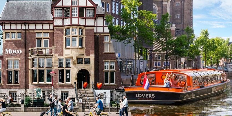 Billet Musée Moco et croisière d'une heure sur les canaux d'Amsterdam