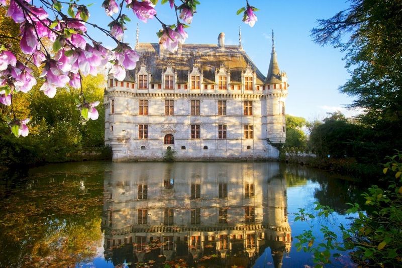 Billet Visite guidée d'une demi-journée du château d'Azay-le-Rideau au départ de Tours