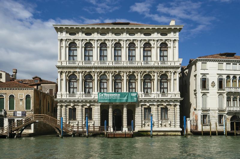 Billet Billets d'entrée au musée Ca' Rezzonico de Venise du XVIIIe siècle