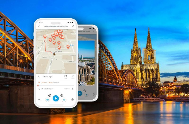 Billet Visite de la ville et de la cathédrale de Cologne avec application audioguide