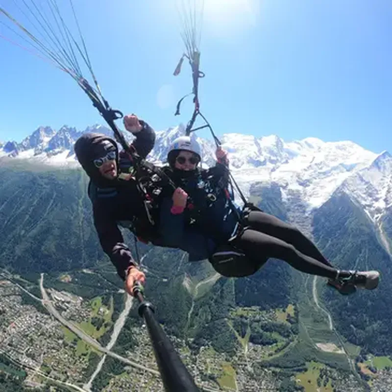 Billet Baptême en Parapente face au Mont Blanc
