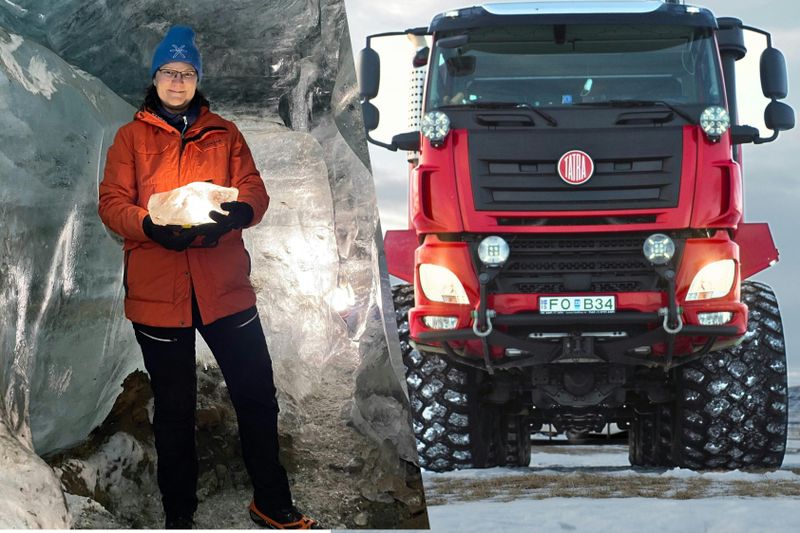 Billet Islande : Visite de la grotte de glace et du glacier en Monster Truck depuis Gullfoss