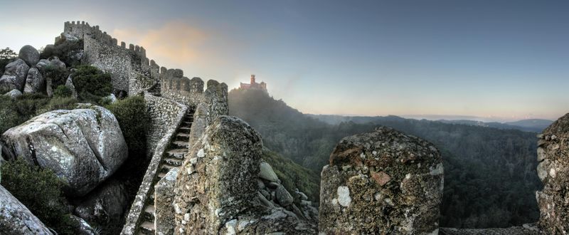 Billet Château des Maures de Sintra : Billet d'entrée + Guide audio optionnel