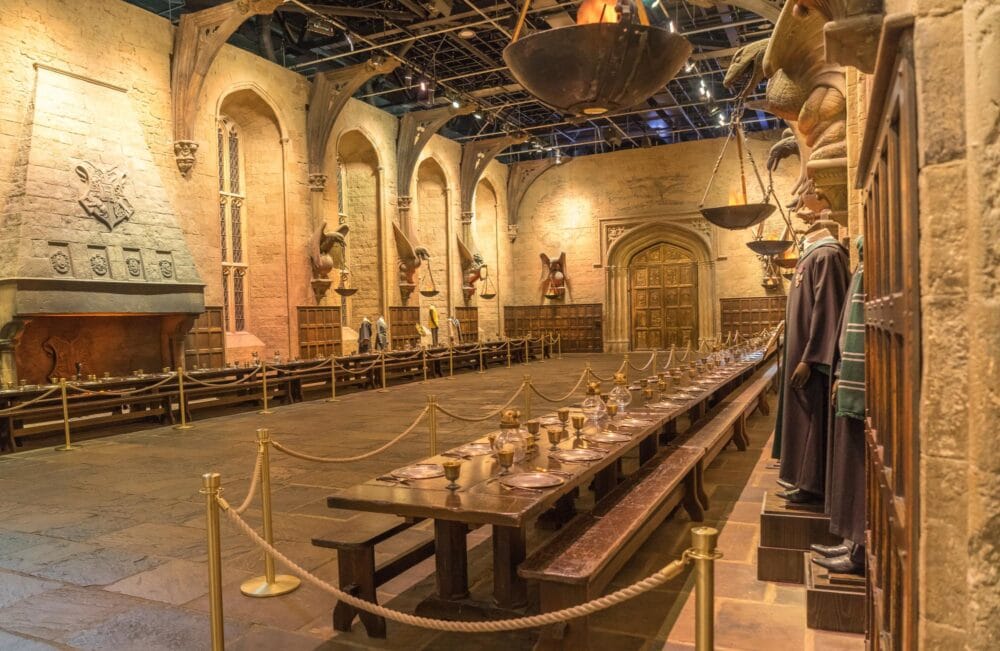 La création de la Grande Salle Studio Harry Potter