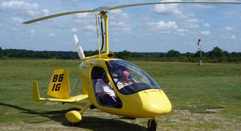 Vol en autogire à Luçon