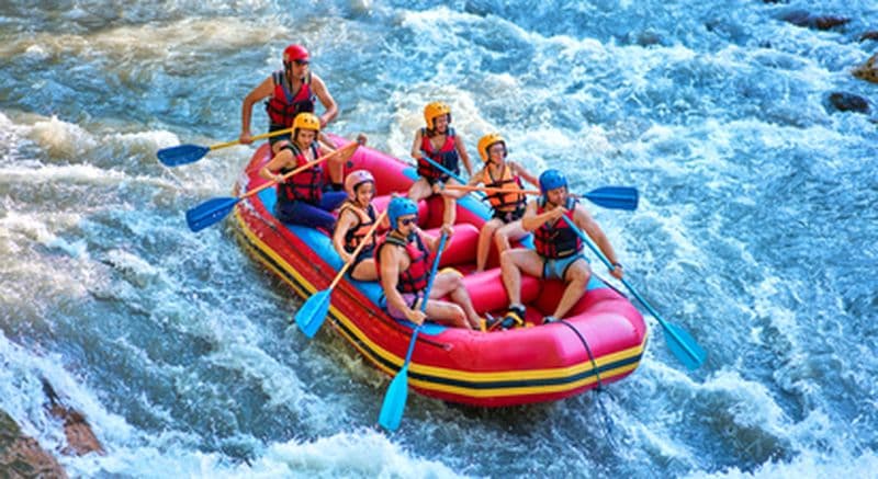 Initiation au rafting à Aime sur l'Isère en Savoie