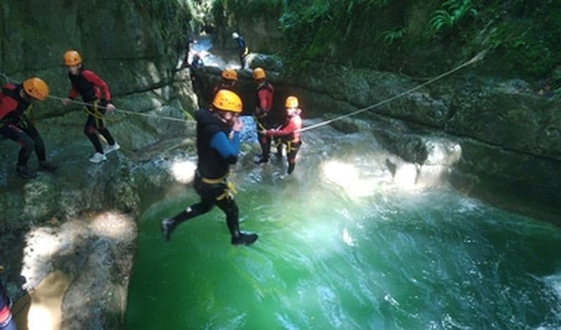 Canyoning près de Chambéry en Savoie