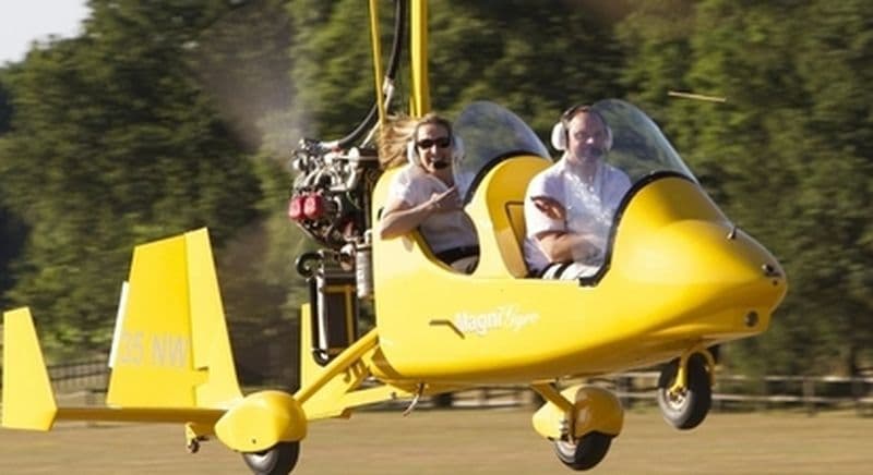 Vol en ULM autogire au Mans
