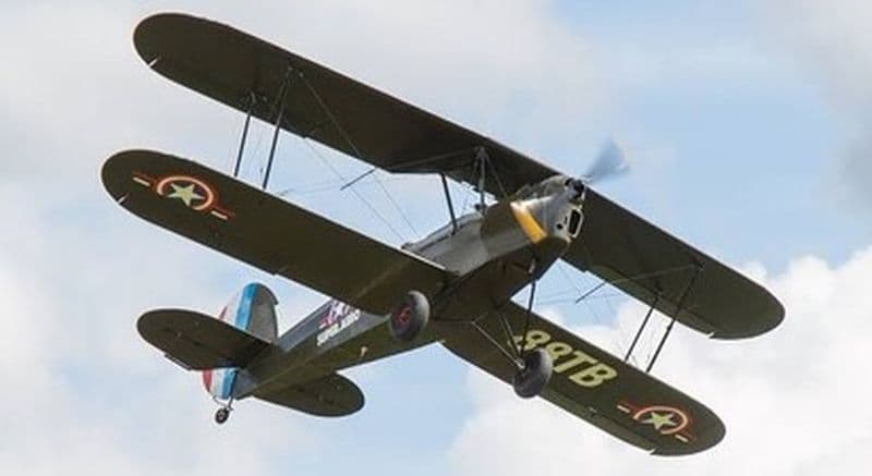 Baptême de l'air en avion biplan Stampe SV4-RS près de Cergy