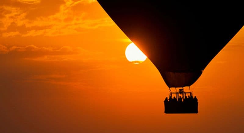 Baptême en montgolfière près de Reims