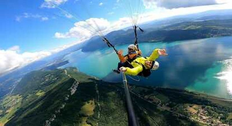 Baptême parapente au lac du Bourget et Aix-les-Bains