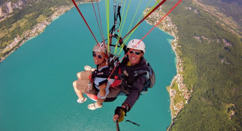 Vol en parapente - Lac d'Annecy