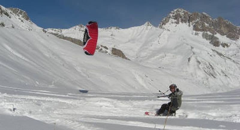 Cours collectif de Snowkite à Gap