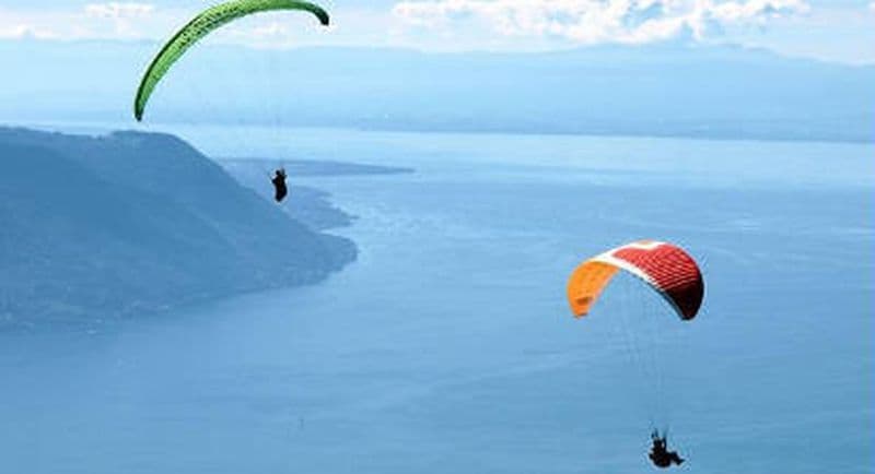 Vol en Parapente Biplace prés de Montreux et du Lac Léman