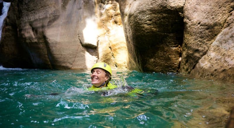 Descente du Canyon de Llech Estoher près de Perpignan